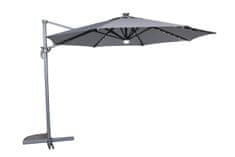 MAKERS Capri napernyő, 3 m, oldalsó, szürke