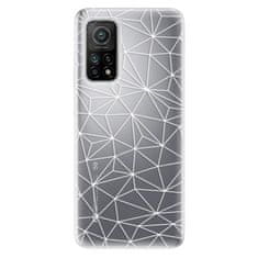 iSaprio Abstract Triangles 03 - white szilikon tok Xiaomi Mi 10T / Mi 10T Pro