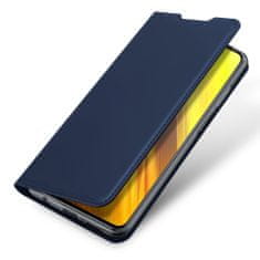 Dux Ducis Skin Pro bőr könyvtok Xiaomi Poco M3 / Redmi 9T, kék