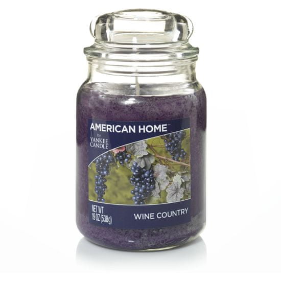 Yankee Candle American Home Wine Country gyertya, 538 g