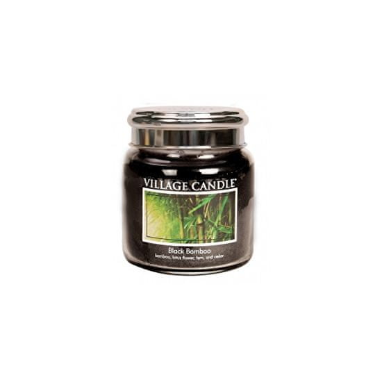Village Candle Black Bamboo 390 g illatmécses üvegedényben