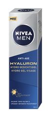 Nivea Frissítő bőrápoló gél Nivea Men Hyaluron Anti-Age (Hydro Gel Visage) 50 ml