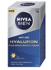 Nivea Hidratáló ránctalanító krém Nivea Men Hyaluron SPF 15(Face Moisturizing Cream) 50 ml