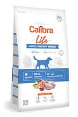 Calibra Dog Life Adult Közepes fajtájú csirke 2,5kg