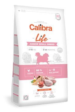Calibra Dog Life Junior Kis fajtájú csirke 1,5kg