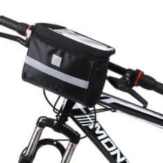 MG Handlebar kerékpáros táska kormányra 2L, fekete