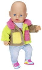 BABY born Deluxe szett színes kabáttal, 43 cm