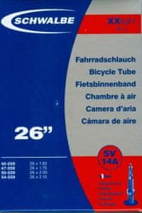 Schwalbe XX light 26“ 95g (SV14A) Szelep, 2 db