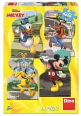 DINO Mickey a városban puzzle 4x54 darab