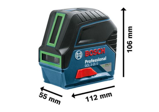 BOSH Professional GCL 2-15 G + RM 1 kombinált lézer (0.601.066.J00)<