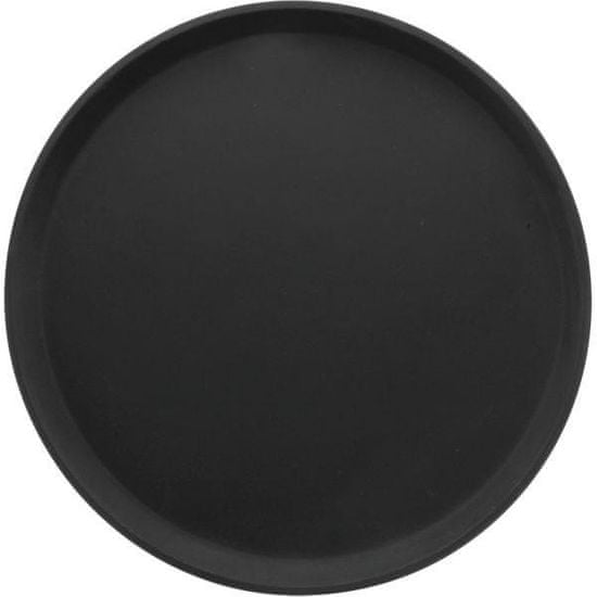 Cambro Kerek tálca, 35,6 cm, fekete