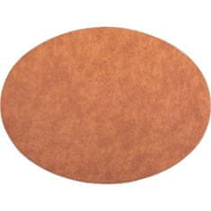 ZicZac Teríték, Troja 45x33 cm, ovális, barna
