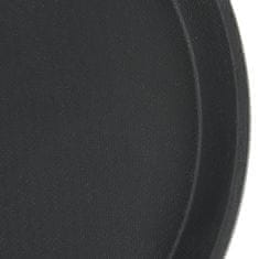 Cambro Kerek tálca, 27,9 cm, fekete