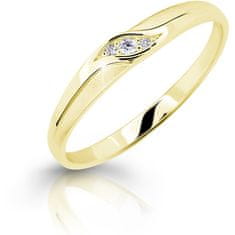 Cutie Jewellery Z6815–2844-10-X-1 bájos sárga arany eljegyzési gyűrű (Kerület 54 mm)