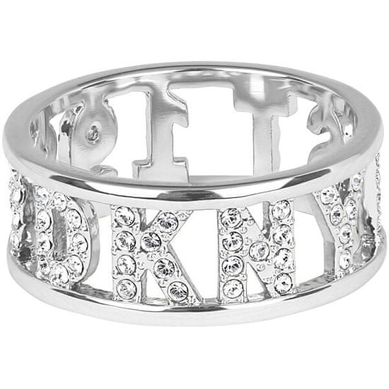 DKNY Csillogó gyűrű márkalogóval 5547969