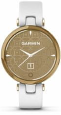 Garmin LILY Classic, Italian Leather, Gold/White