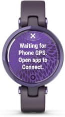 Garmin LILY Sport, Silicone, Midnight Orchid/Deep Orchid