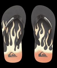 Quiksilver Fiú flip-flop papucs Molo flame youth AQBL100495-XKKY, 29, fekete
