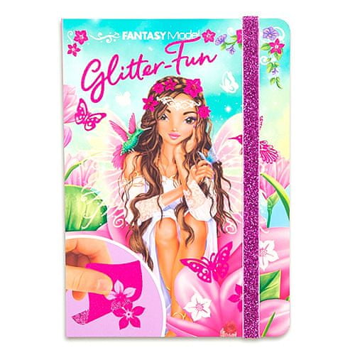 Fantasy Model Kifestőkönyv | Glitter Fun, Flitter matricák és sablonok