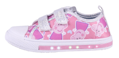 Disney lány világító tornacipő Peppa Pig 2300004709, 23, rózsaszín