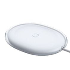 BASEUS Jelly Wireless vezeték nélküli töltő 15W, fehér