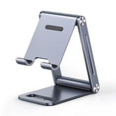 Ugreen LP263 Foldable asztali mobil és tablet állvány, szürke