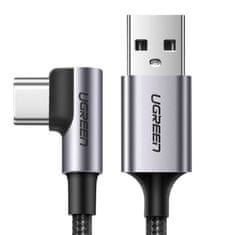 Ugreen kábel USB / USB-C 3A 1m, fekete/szürke
