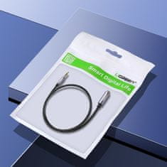 Ugreen AUX kábel 3.5 mm mini jack 1m, ezüst