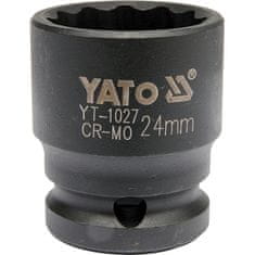 YATO  1/2" ütős rögzítés dodekaéder 24 mm CrMo