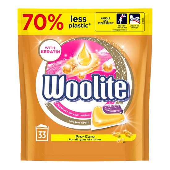 Woolite Pro-Care gél kapszula keratinnal 33 db