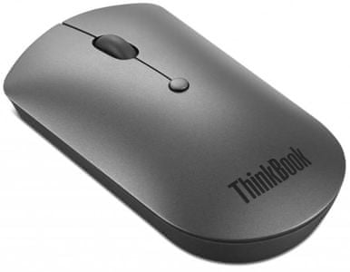 Lenovo ThinkBook Bluetooth Silent (4Y50X88824) 1× AA elem 2400 DPI halk működés Bluetooth 5.0