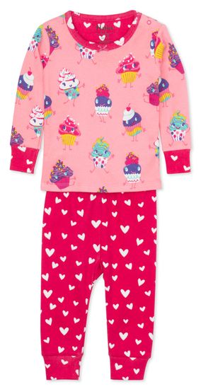 Hatley Dancing Cupcakes S20CCI1237 organikus pamut pizsama lányoknak