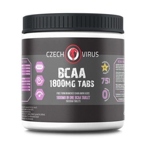 Czech Virus BCAA 1800 mg tabletta, BCAA 1800 mg tabletta
