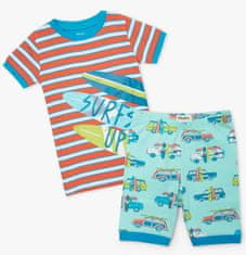 Hatley fiú organikus pamut pizsama Surfs Up S21BCK205, 92, kék