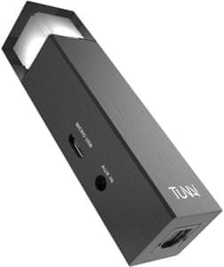 Bluetooth transzmitter tunai wand Bluetooth 5.0 technológia töltés szüksége nélkül alacsony késleltetés akár 50m-es jeltartomány tévéhez játékkonzolhoz számítógéphez 3,5mm-es jack optikai bemenet microUSB port