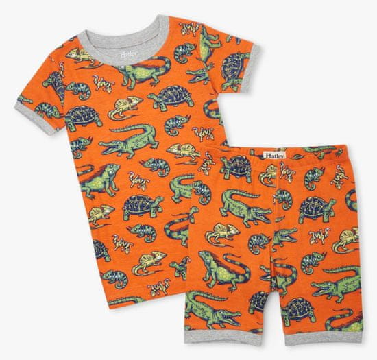 Hatley fiú organikus pamut pizsama Aquatic Reptiles S21REK205