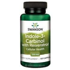 Swanson Indol-3-Carbinol Resveratrollal, 200 mg, 60 kapszula