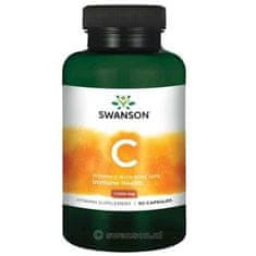 Swanson C-vitamin + csipkebogyó kivonat, 1000mg, 90 kapszula