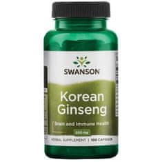 Swanson Koreai ginzeng (koreai ginzeng), 500 mg 100 kapszula