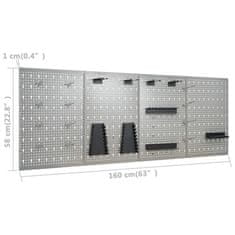 shumee munkapad négy fali panellel és két szekrénnyel