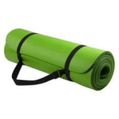 MG Gymnastic Yoga Premium csúszásgátló jógaszőnyeg 10mm + tok, zöld