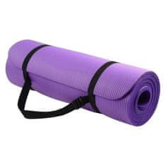 MG Gymnastic Yoga Premium csúszásgátló jógaszőnyeg 10mm + tok, lila