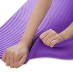 MG Gymnastic Yoga Premium csúszásgátló jógaszőnyeg 10mm + tok, kék