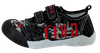 Gyerek vászon sportcipő 131-0053-U1, 25, fekete
