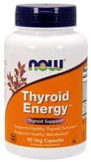 NOW Foods Thyroid Energy (Pajzsmirigy), 90 db növényi kapszula