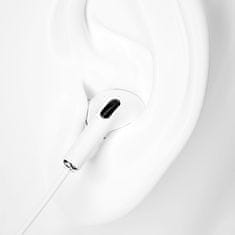 DUDAO X14 sztereó fülhallgható 3.5mm mini jack, fehér