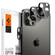 Spigen Optik.Tr 2x üvegfólia kamerára iPhone 12 Pro, fekete
