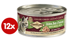 Carnilove Chicken, Duck & Pheasant for Adult Cats 12 x 100 g