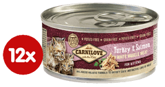Carnilove Turkey & Salmon for Kittens 12 x 100 g