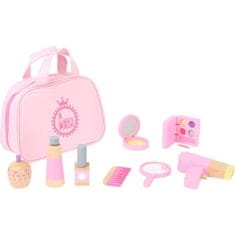 Small foot kis láb Baby kozmetikai táska rózsaszín fa kiegészítőkkel
